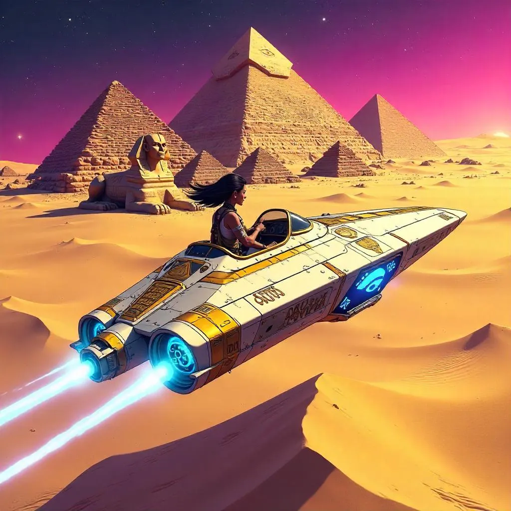 Starship over the Pyramids: Anime Egypt