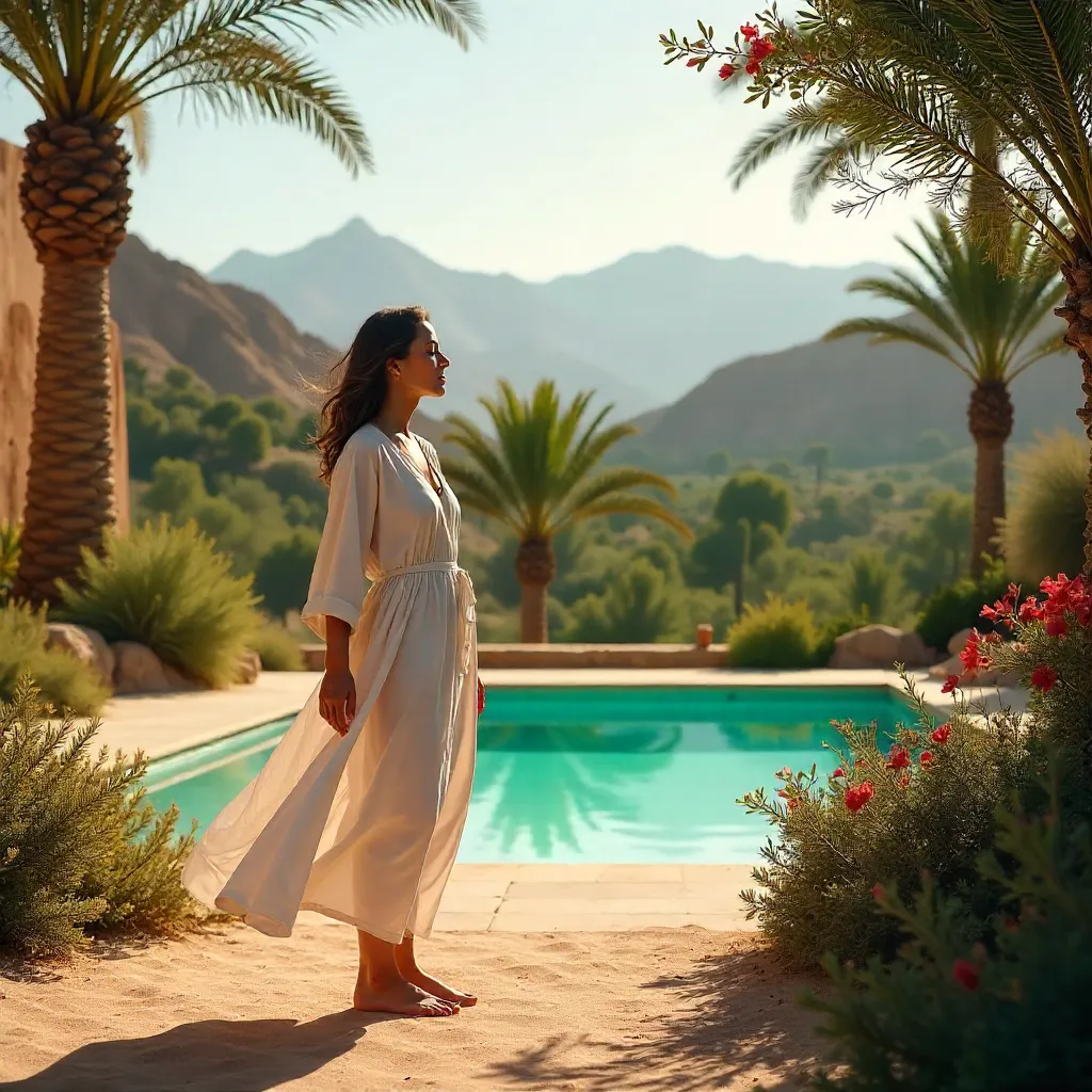 Calm in Morocco's Lush Oasis Valley