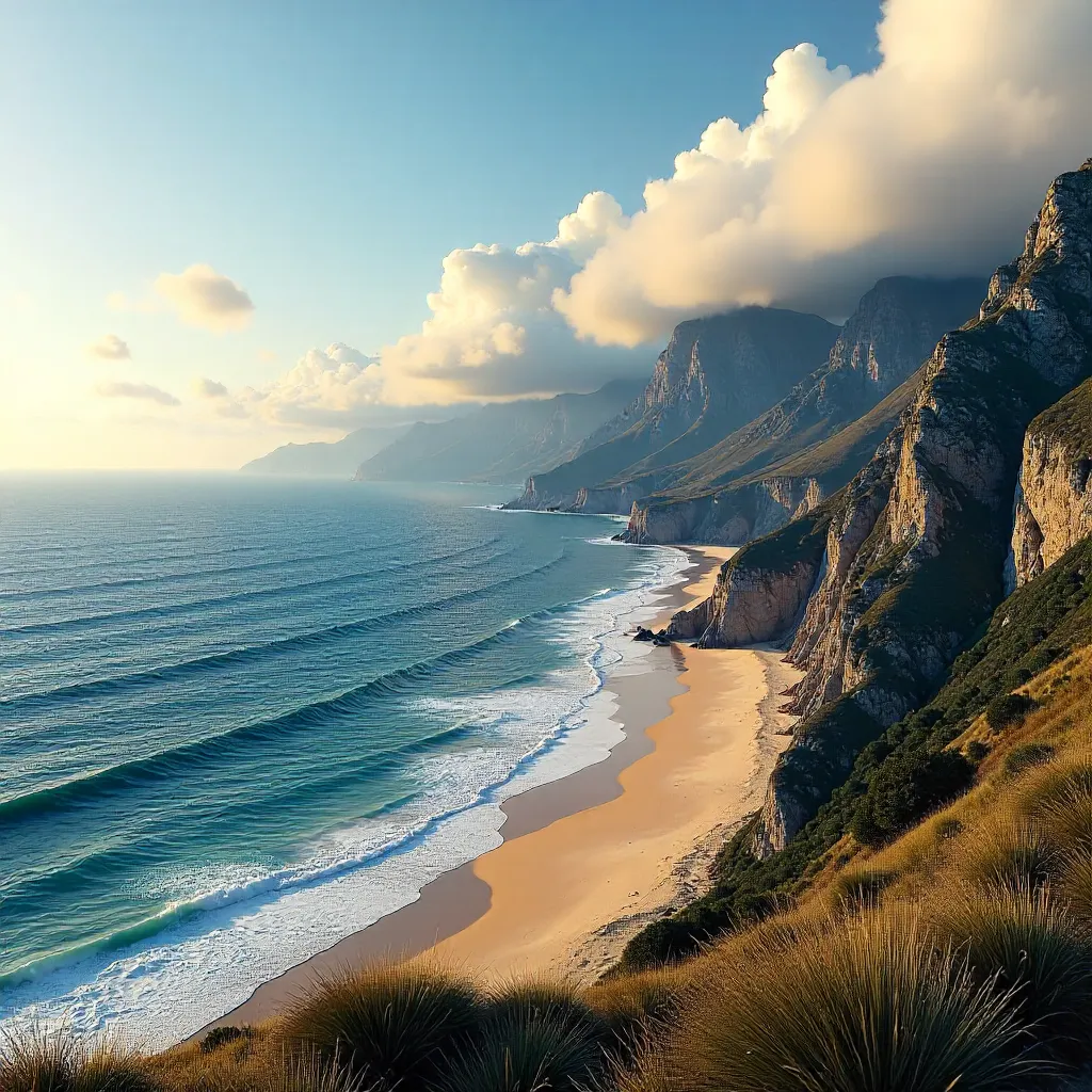 Golden Hour Over Twelve Apostles – Cape Town Beach