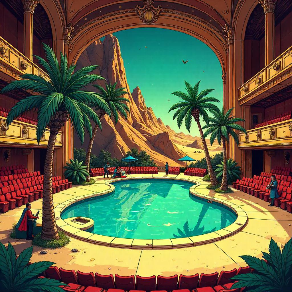 Oasis in the Grand Concert Hall – Comic Splash
