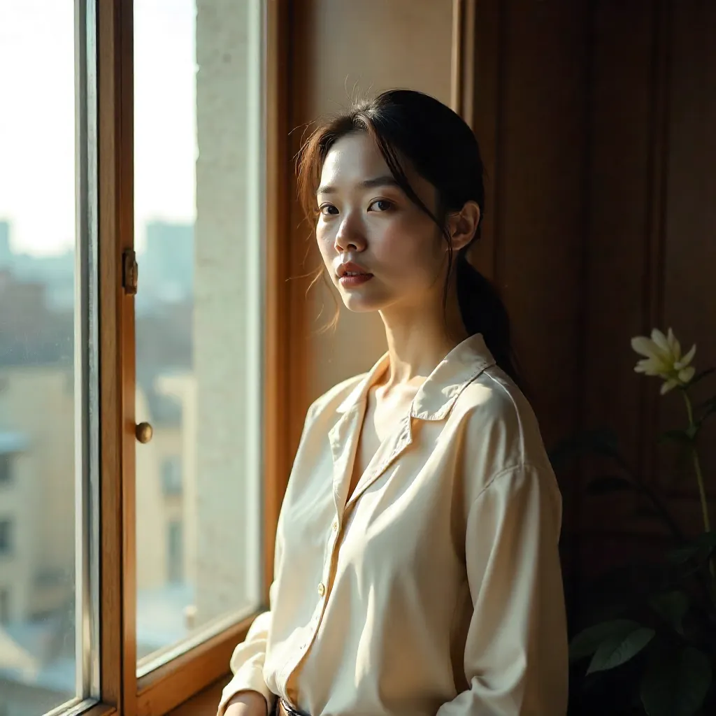Berlin Quietude: Introspective Portrait