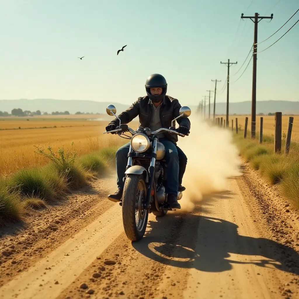 Dusty Road Riders in a Rural Daylight