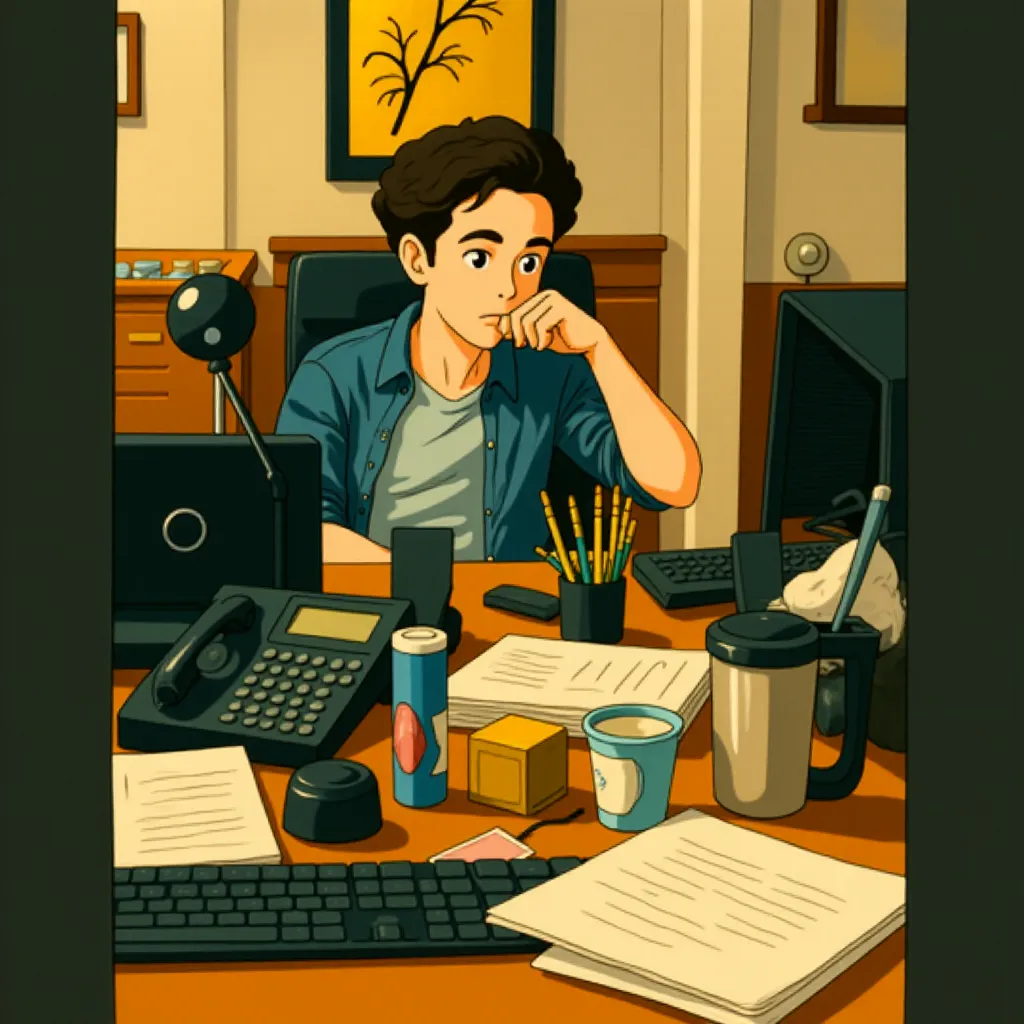 Finn Wittrock in The Big Short (2015) - Anime style