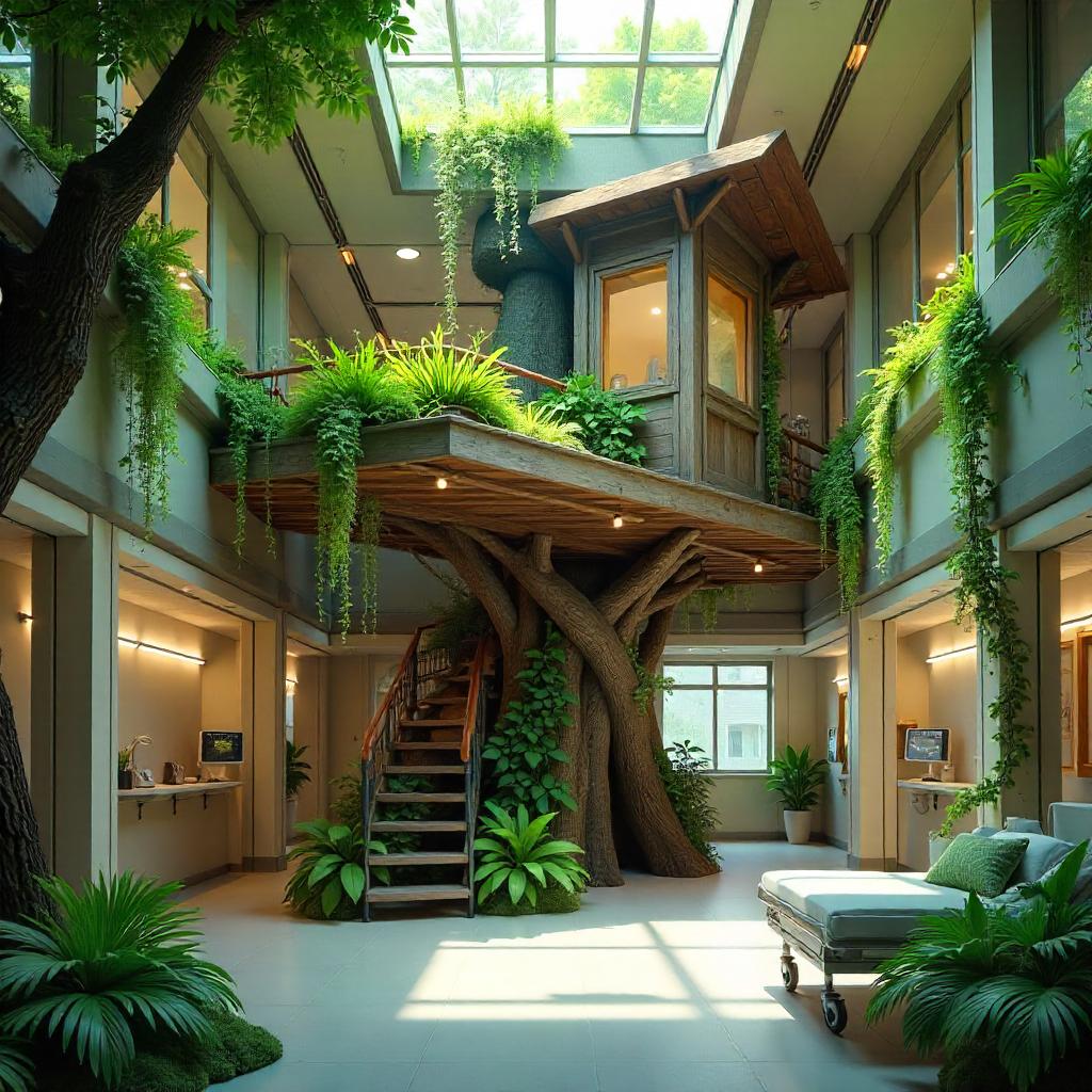 Treehouse in a Hospital: Digital Dreamscape