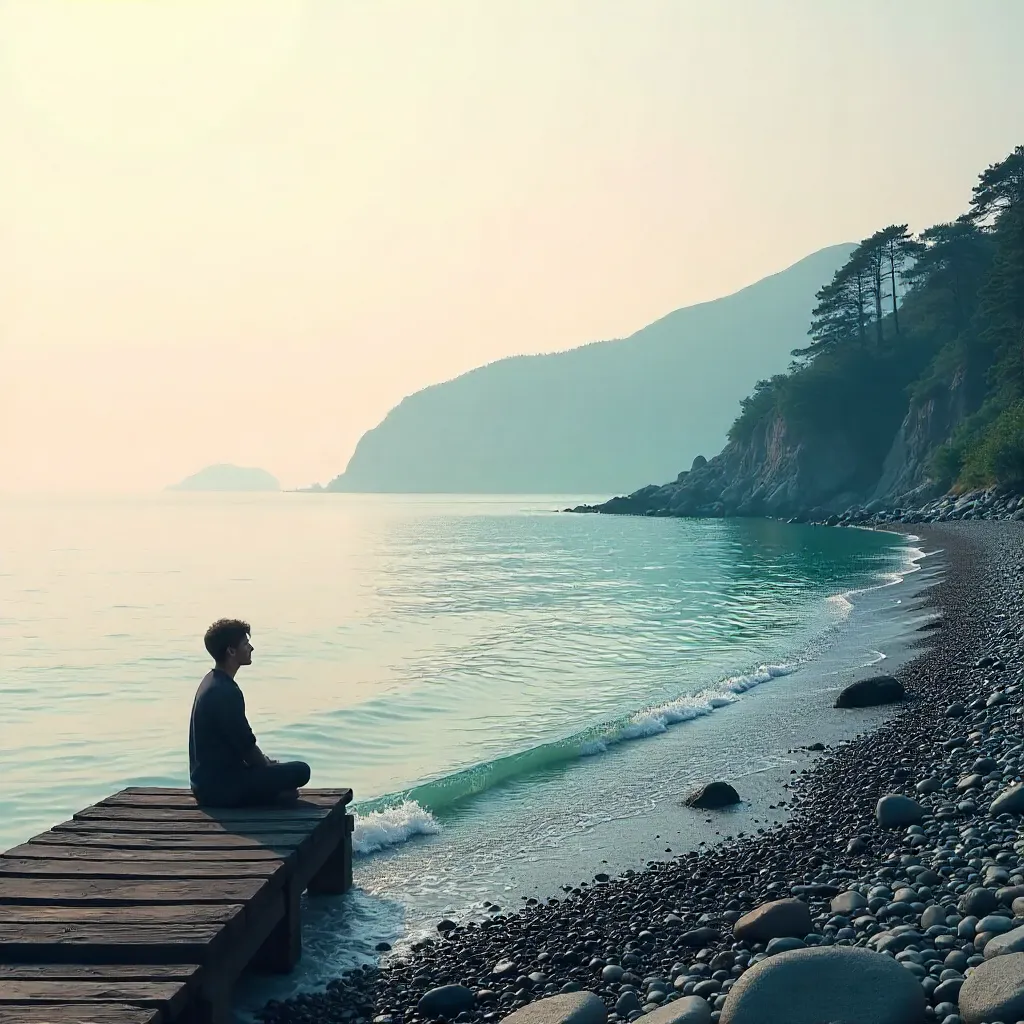 Serene Moment by the Sea in Nishi-Izu