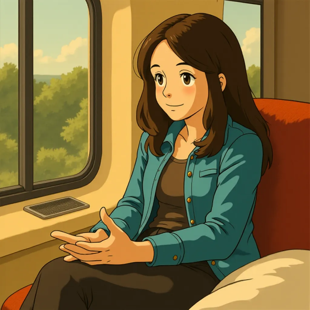 Michelle Monaghan in Source Code (2011) - Anime style