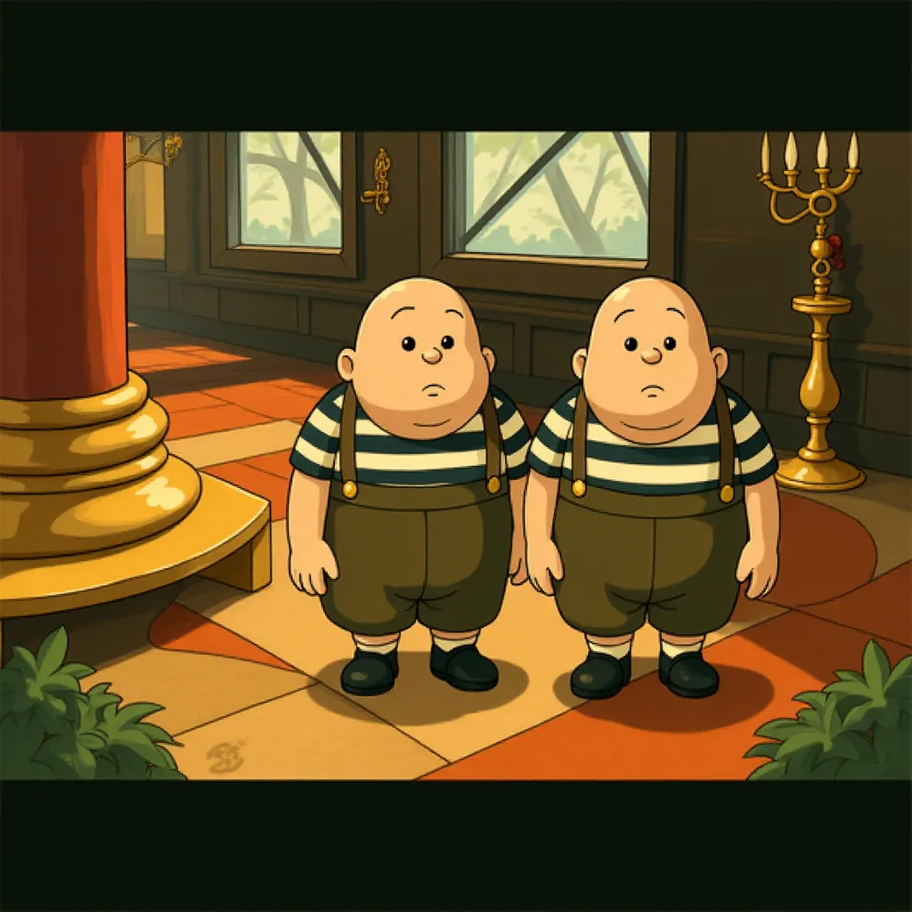 Matt Lucas in Alice in Wonderland (2010) - Anime style