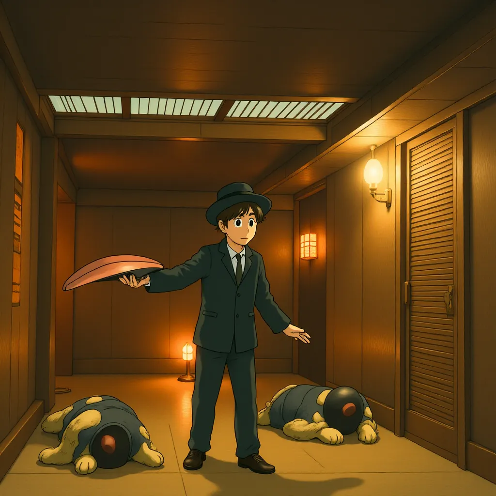 Anthony Mackie and Sam Wilson in Captain America: Brave New World (2025) - Ghibli style