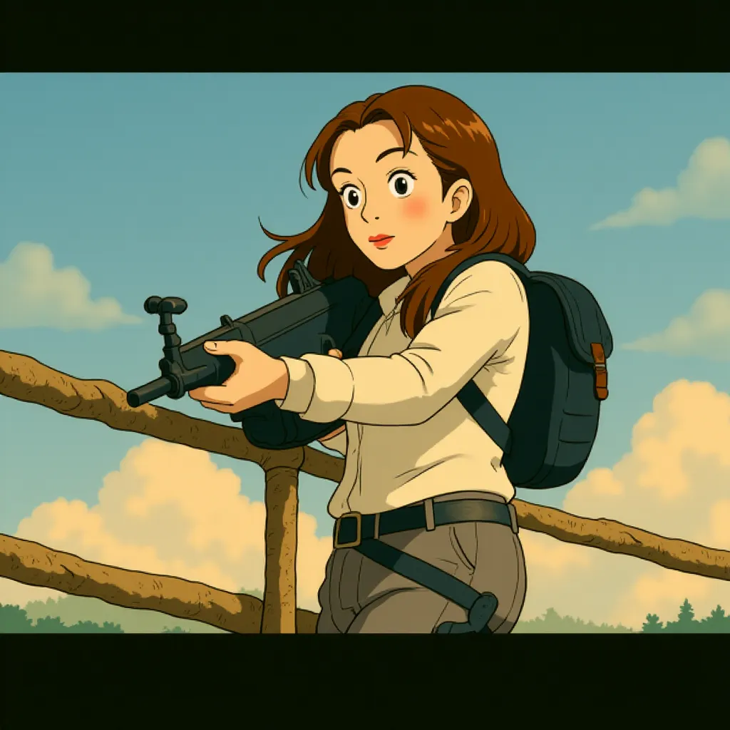 Scarlett Johansson in Black Widow (2021) - Anime style