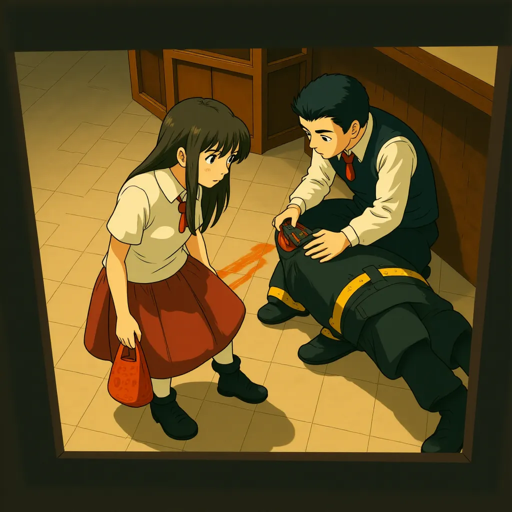 Carlos Lasarte, Manuela Velasco, and David Vert in REC (2007) - Anime style