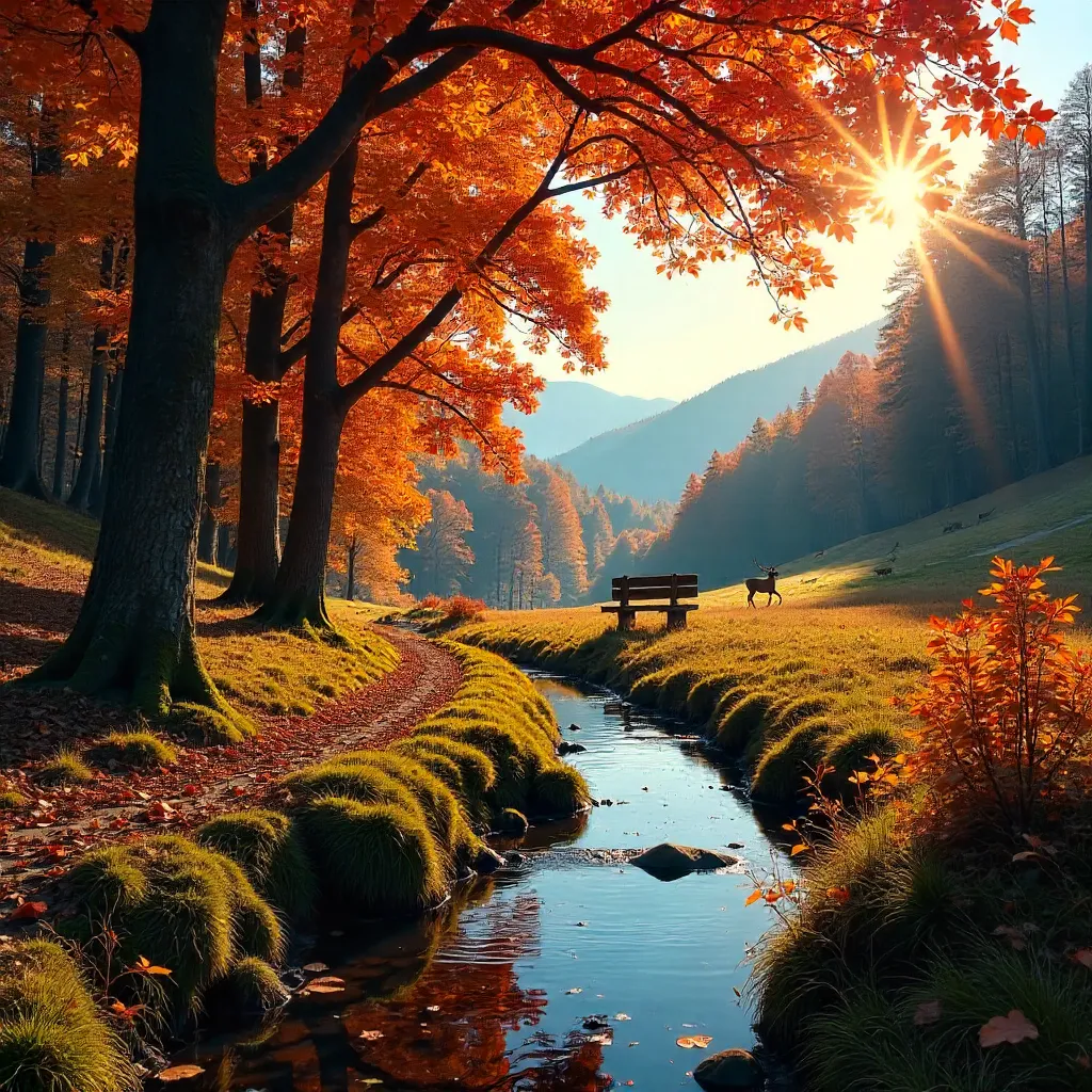 Autumn Tranquility in Piatra Neamț Forest