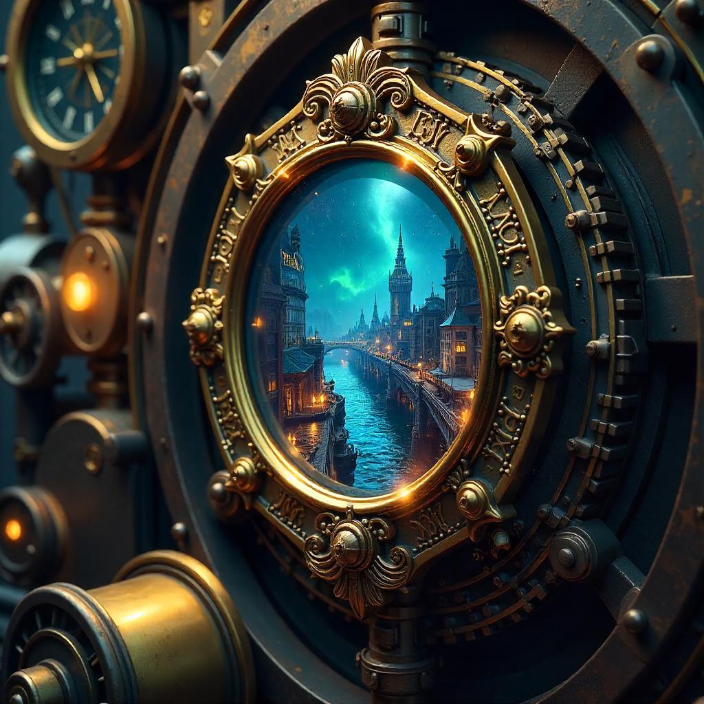 The Steam Engine's Magical Mirror: A Digital Dream