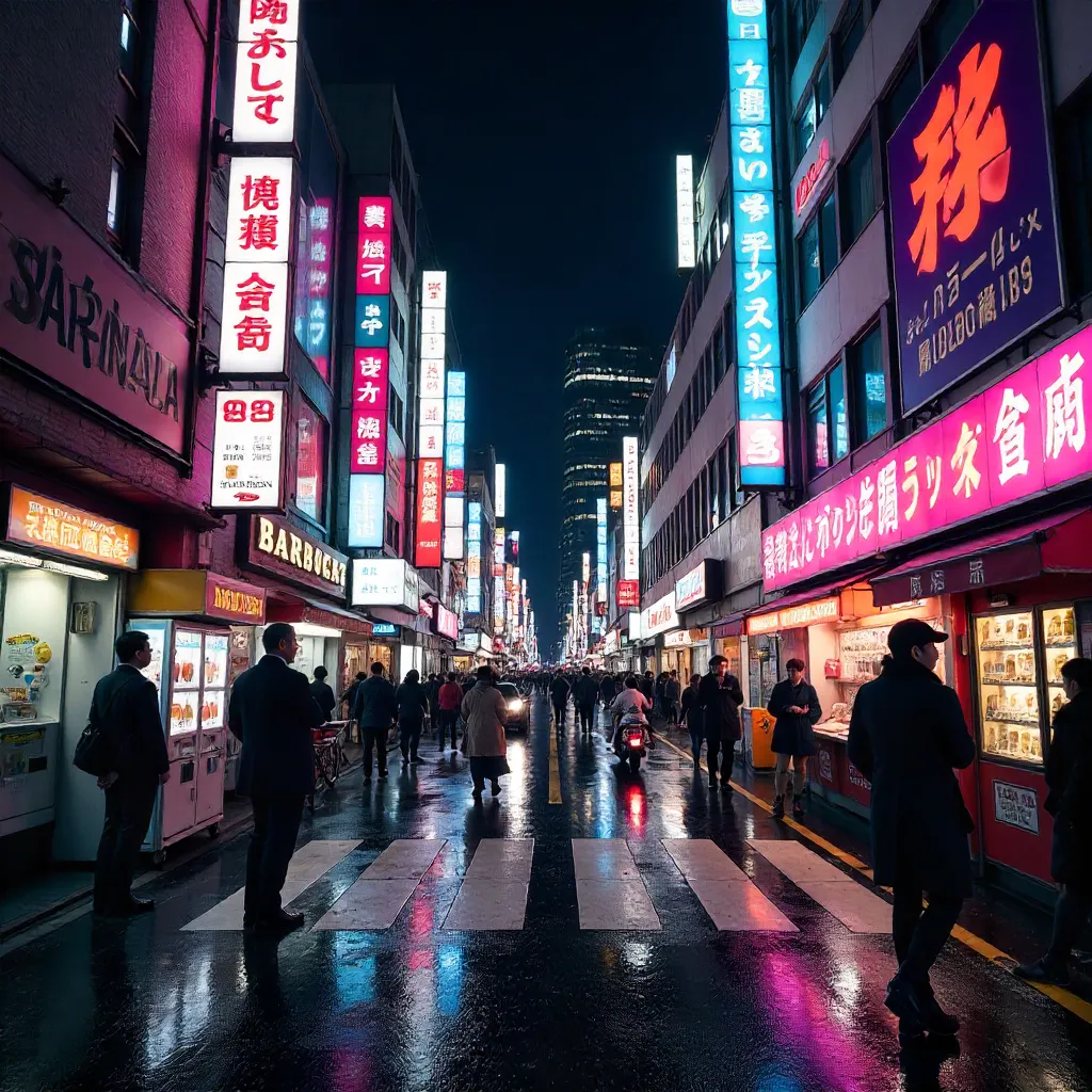 Neon Night Hustle in Shinjuku