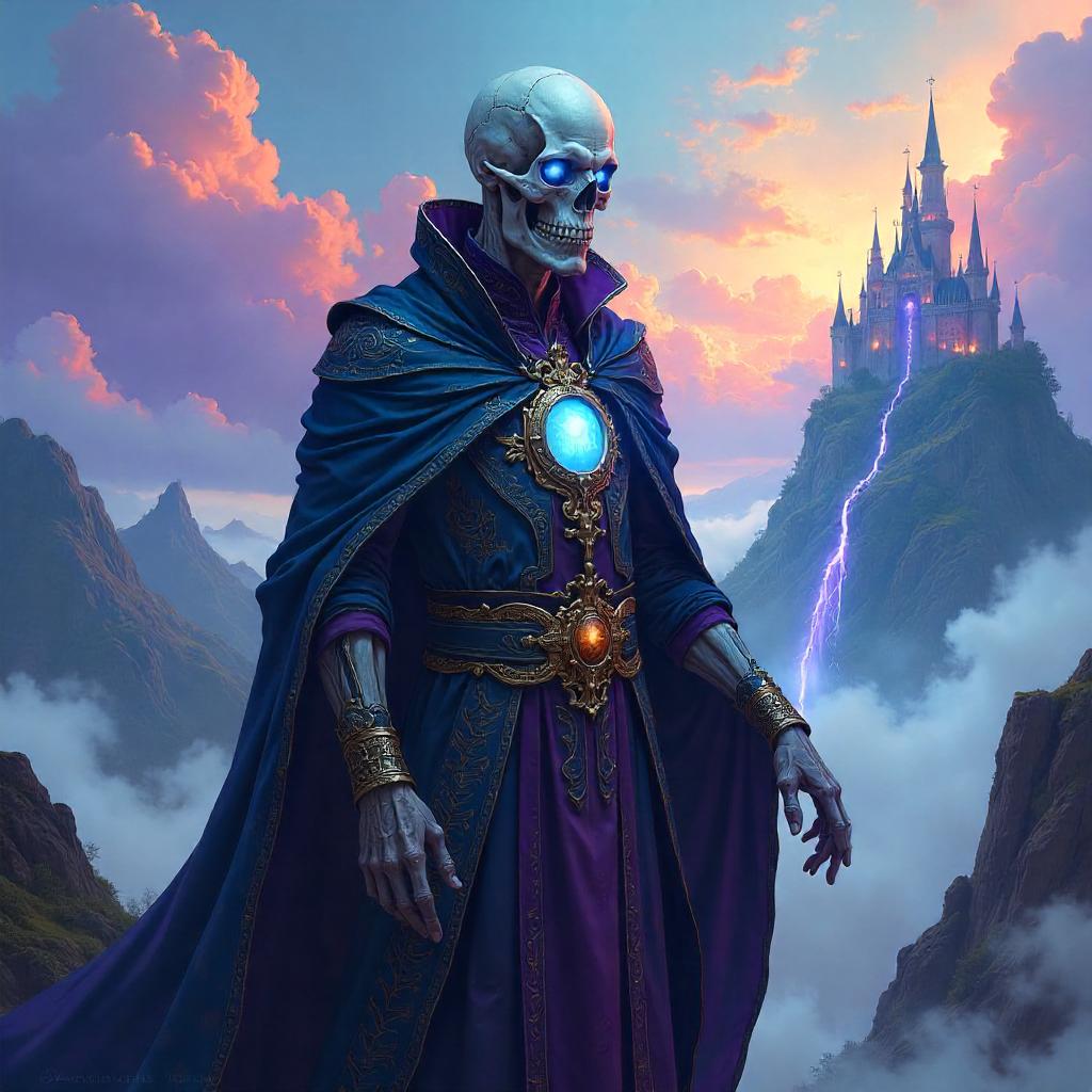 Dreambound Lich in a Surreal Dream World