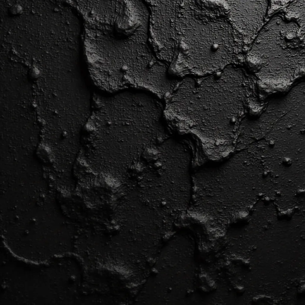 Hyper-detailed Dark Rough Texture Close-Up
