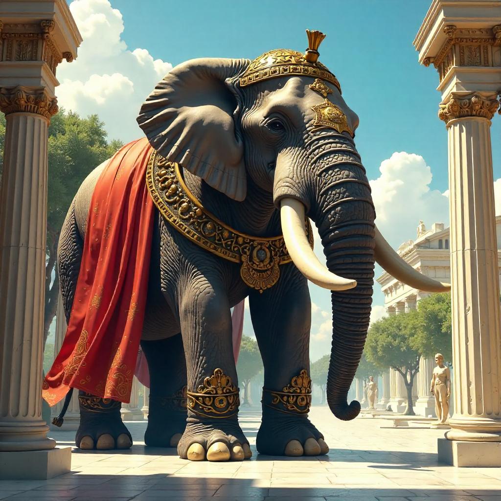 Elephant in Ancient Greece: Concept Art