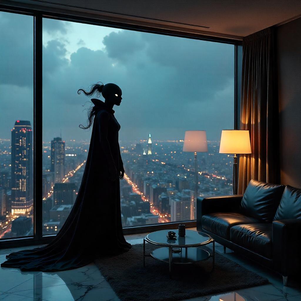 Shadow in the Lux Penthouse