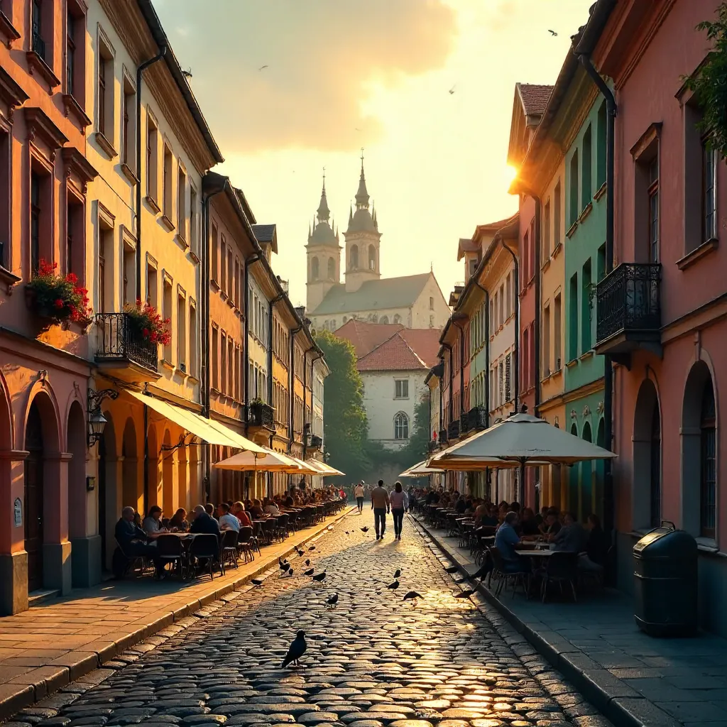 Timeless Colors of Brno's Historic Streets