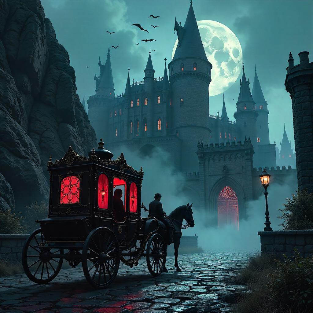 Carriage in a Vampire Castle – Concept Art