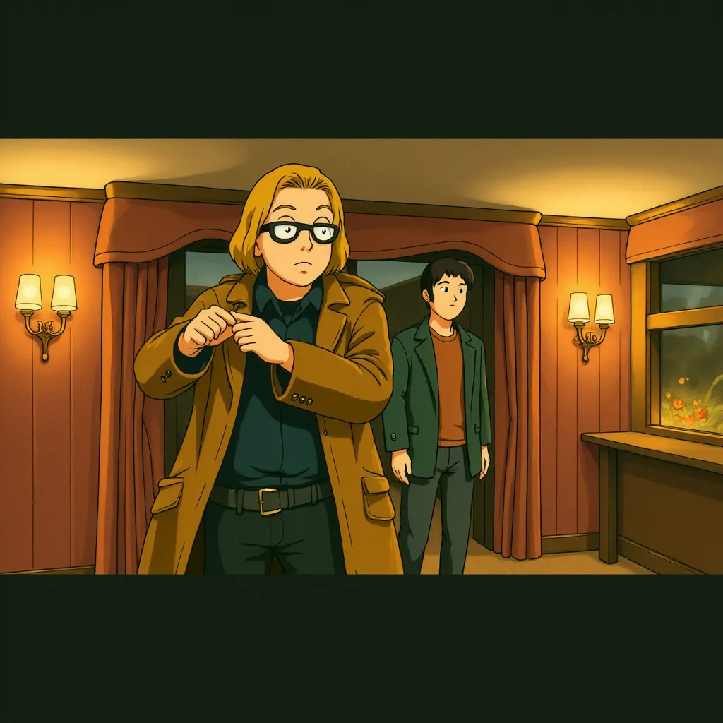 Brendan Gleeson and Mark Williams in Harry Potter and the Deathly Hallows: Part 1 (2010) - Anime style