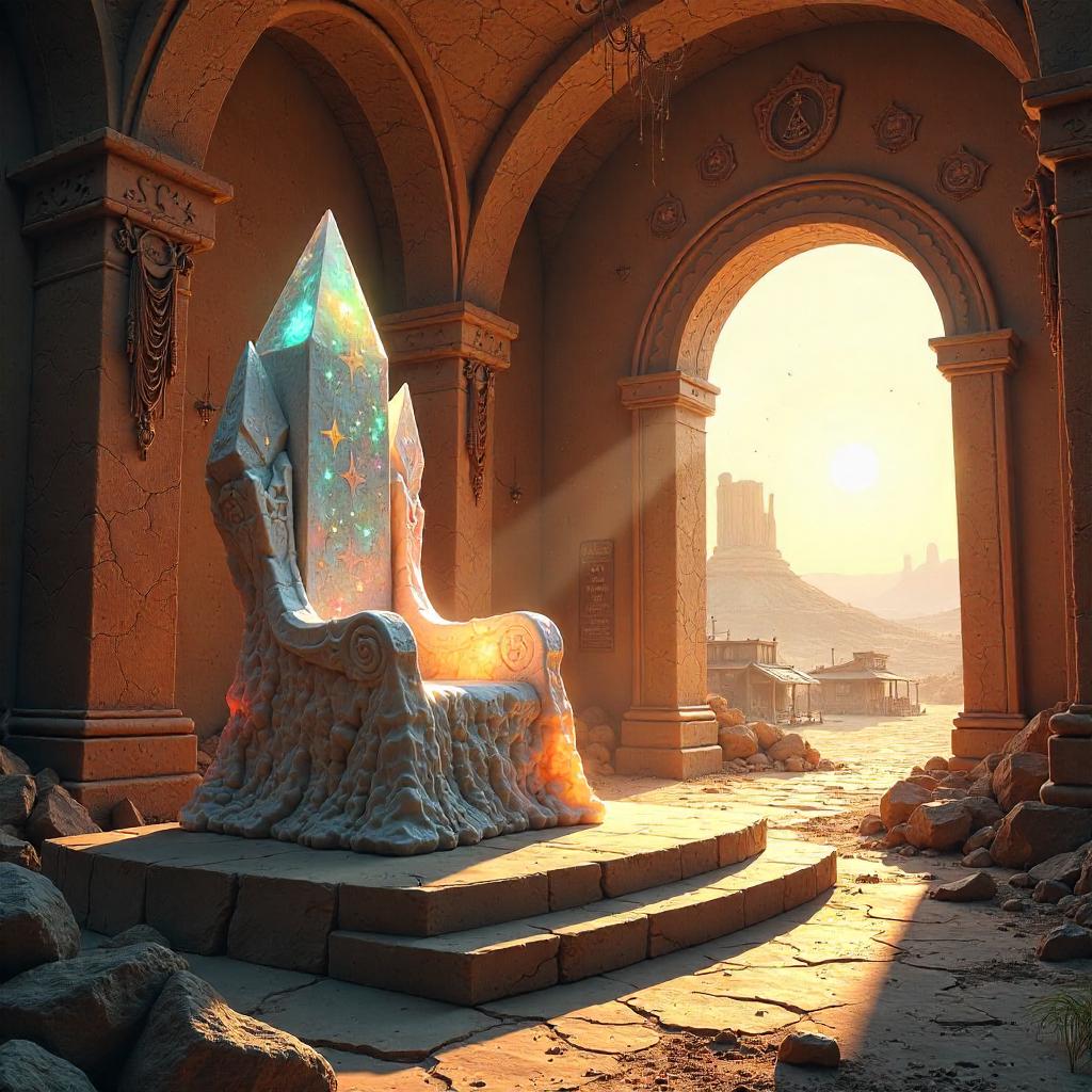 Crystal Throne in the Wild West: Concept Art