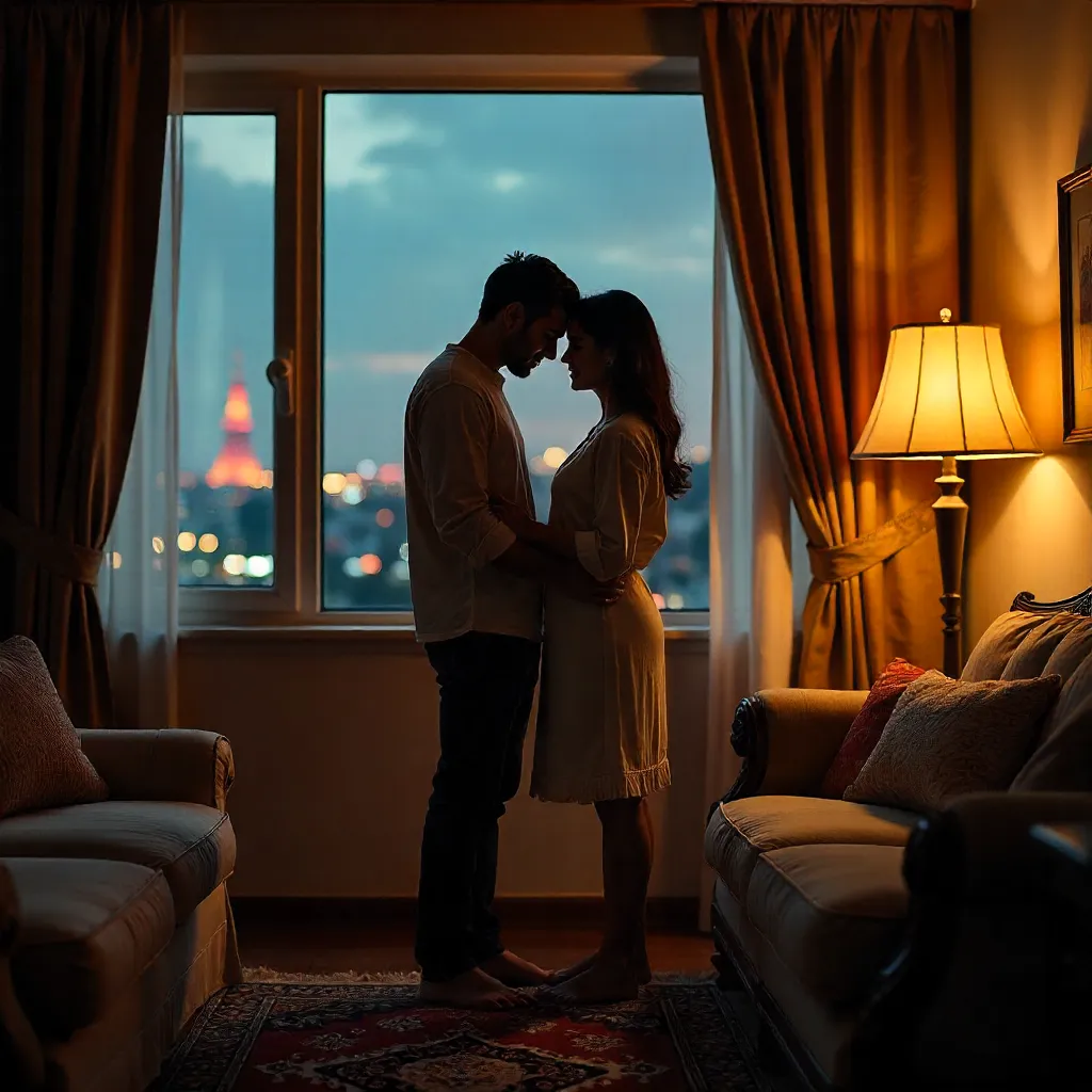 Tender Moment: Intimate Portrait in a Baku Home