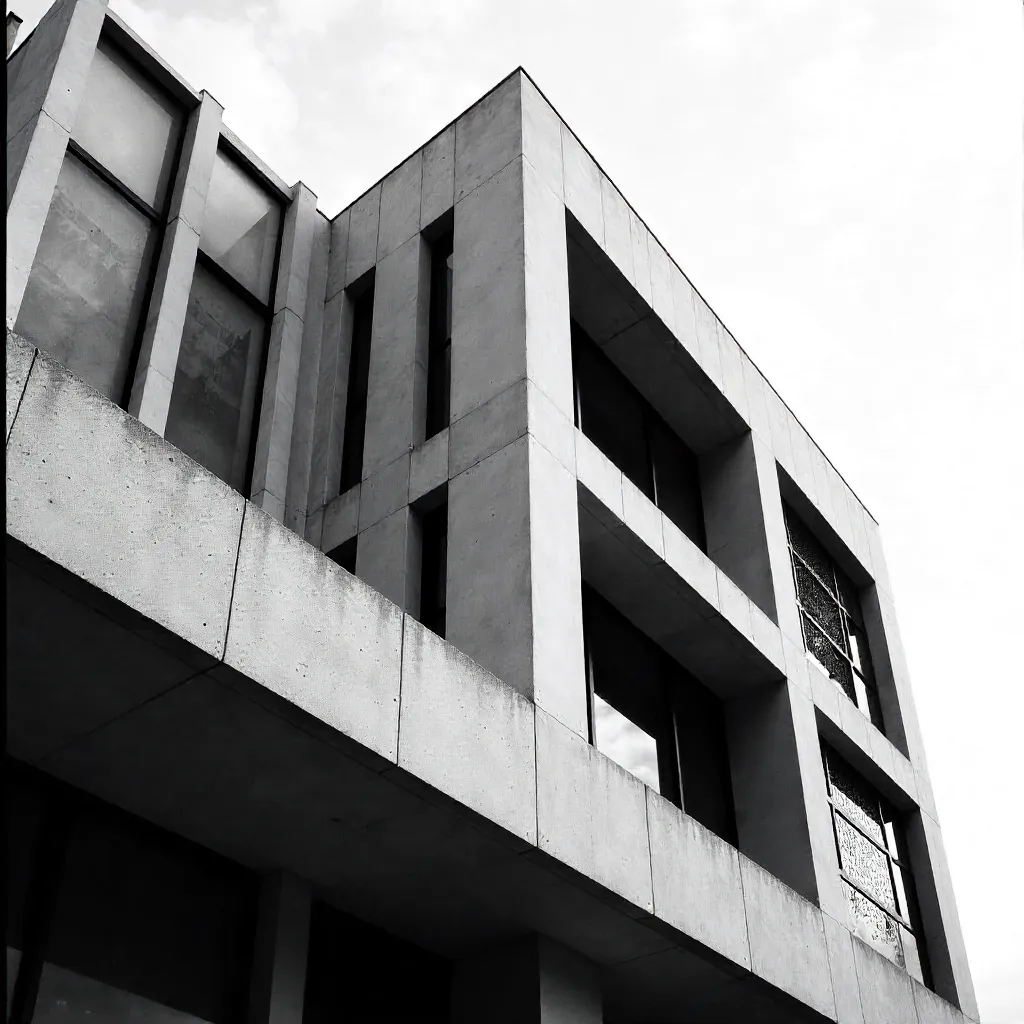 Bold Black-and-White Modern Architecture