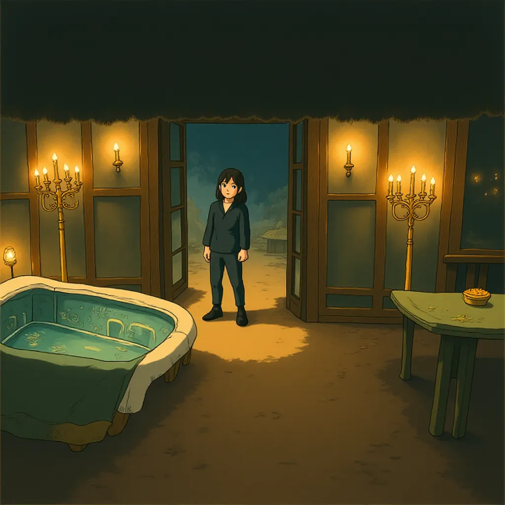 Arianna Rivas in A Working Man (2025) - Ghibli style