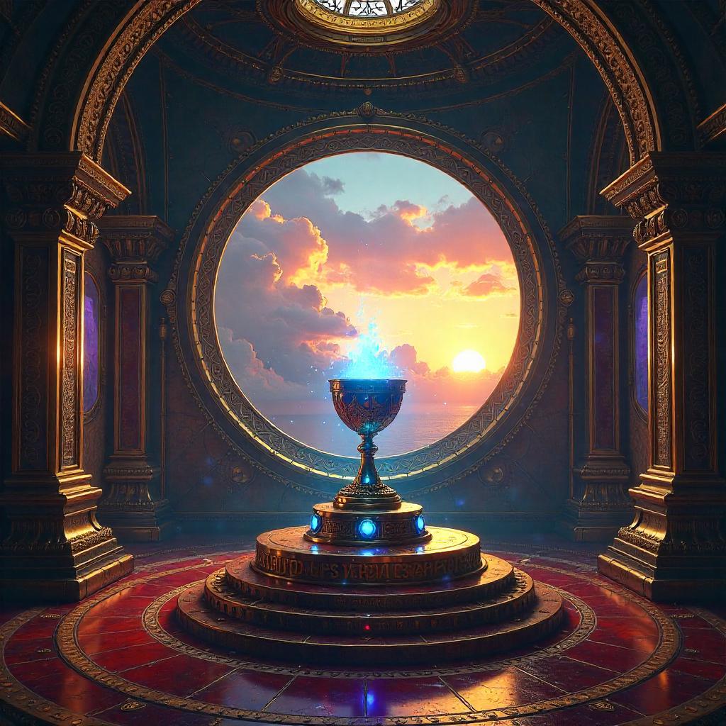 Holy Grail Aboard the Celestial Airship