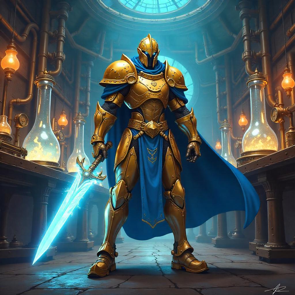 Brass Lab Warrior: Anime Steampunk Duel