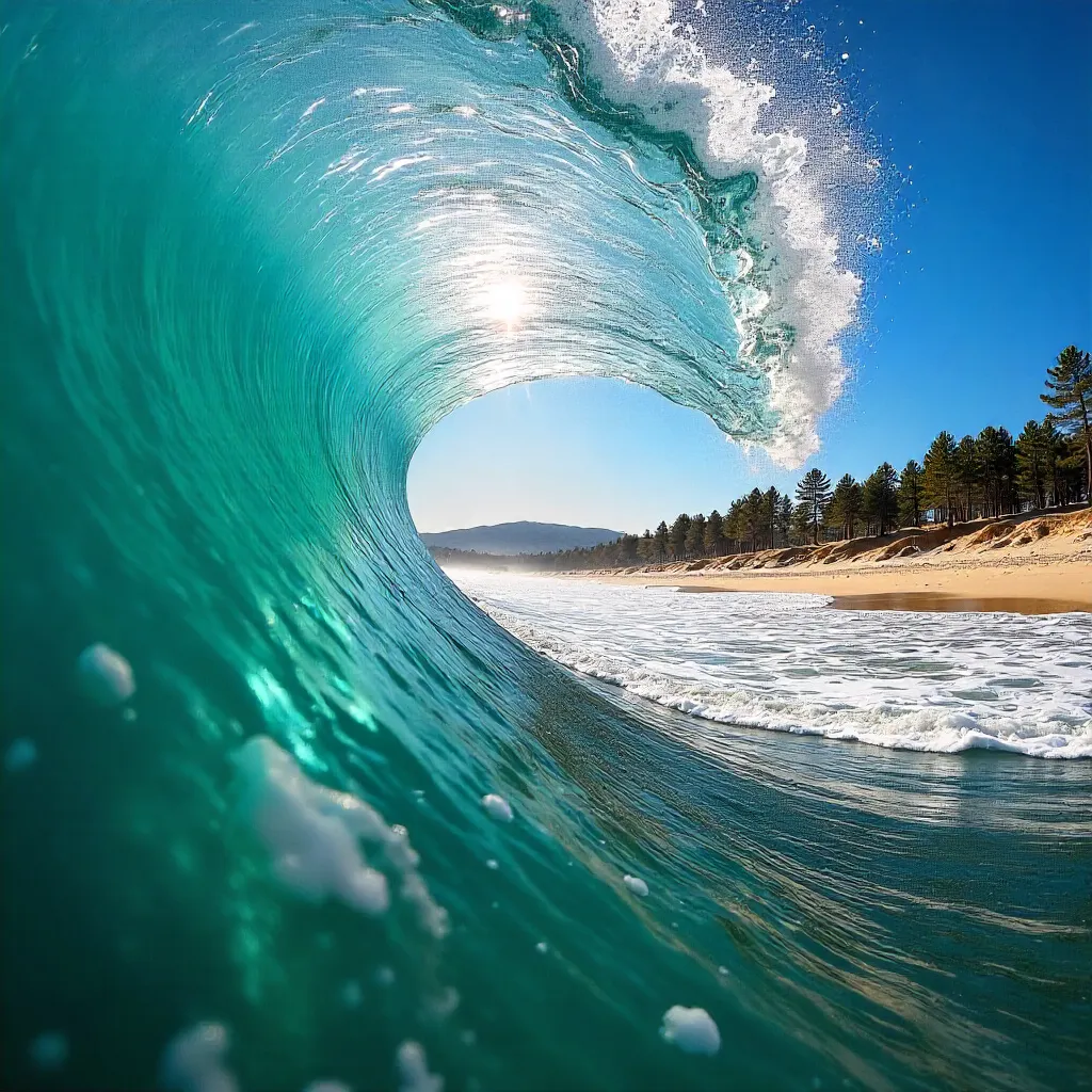 Inside a Cresting Wave: Chapadmalal Summer View