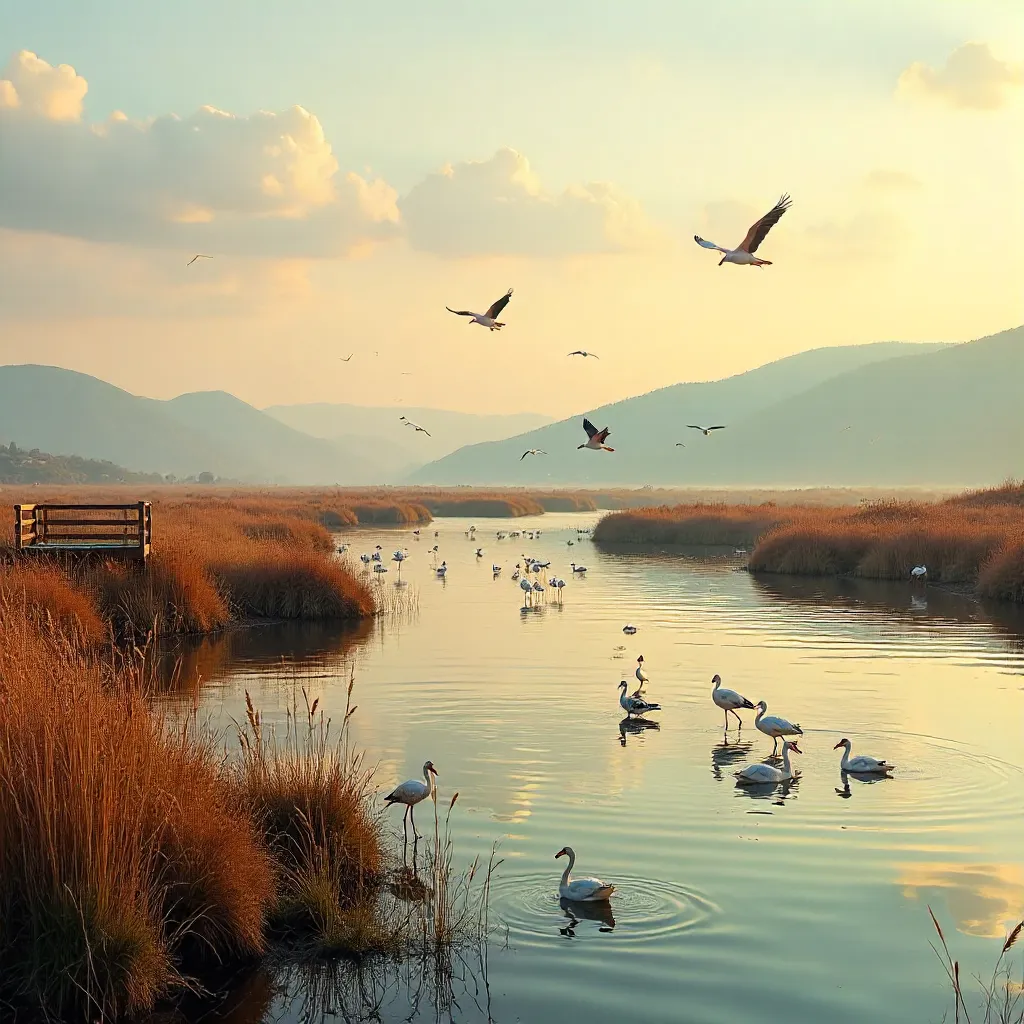 Nallıhan Kuş Cenneti: Golden Hour Bird Paradise