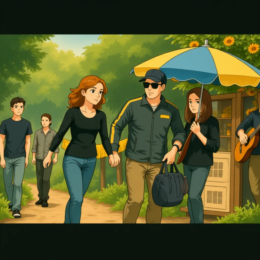 Russell Crowe and Elizabeth Banks in The Next Three Days (2010) - Anime style