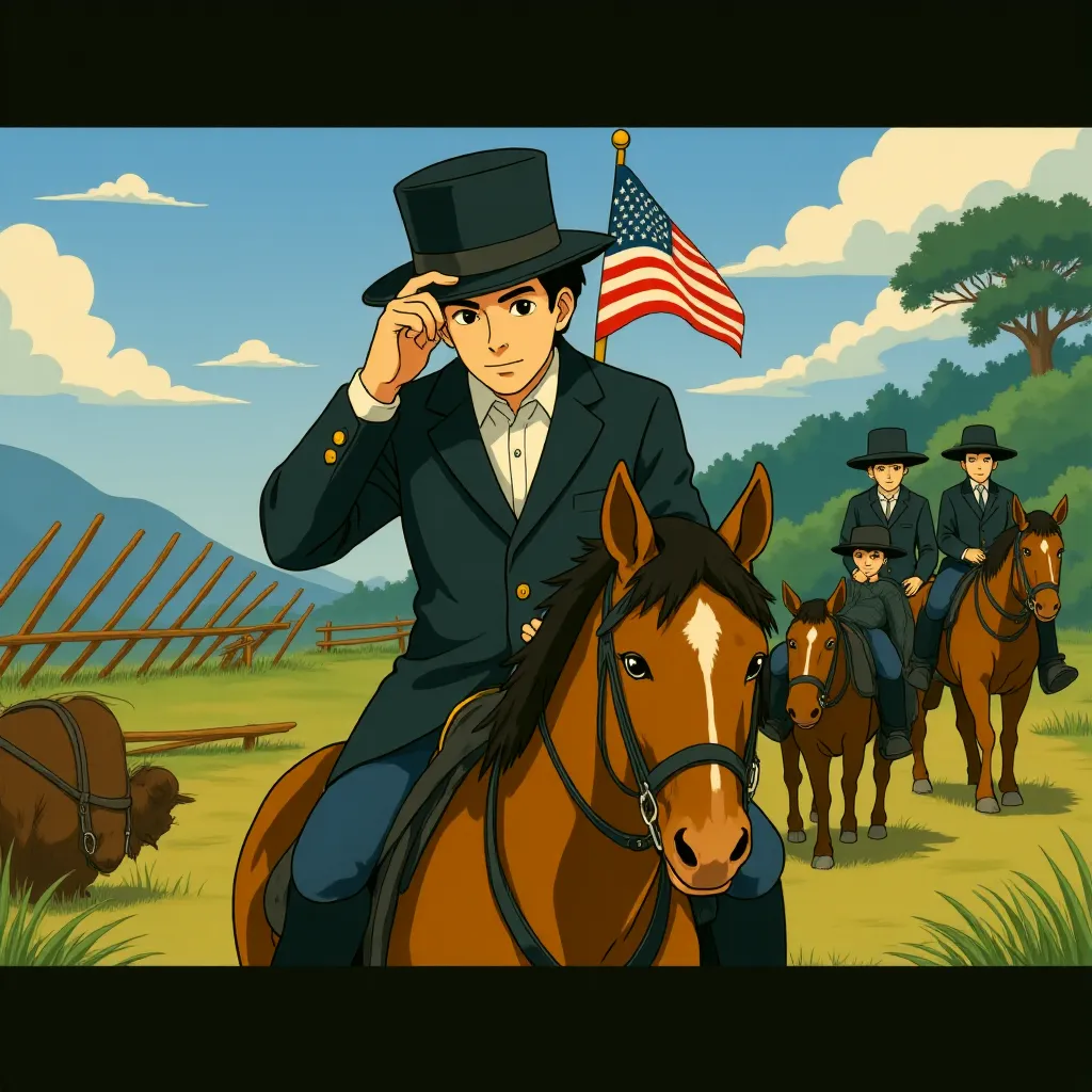 Daniel Day-Lewis in Lincoln (2012) - Anime style
