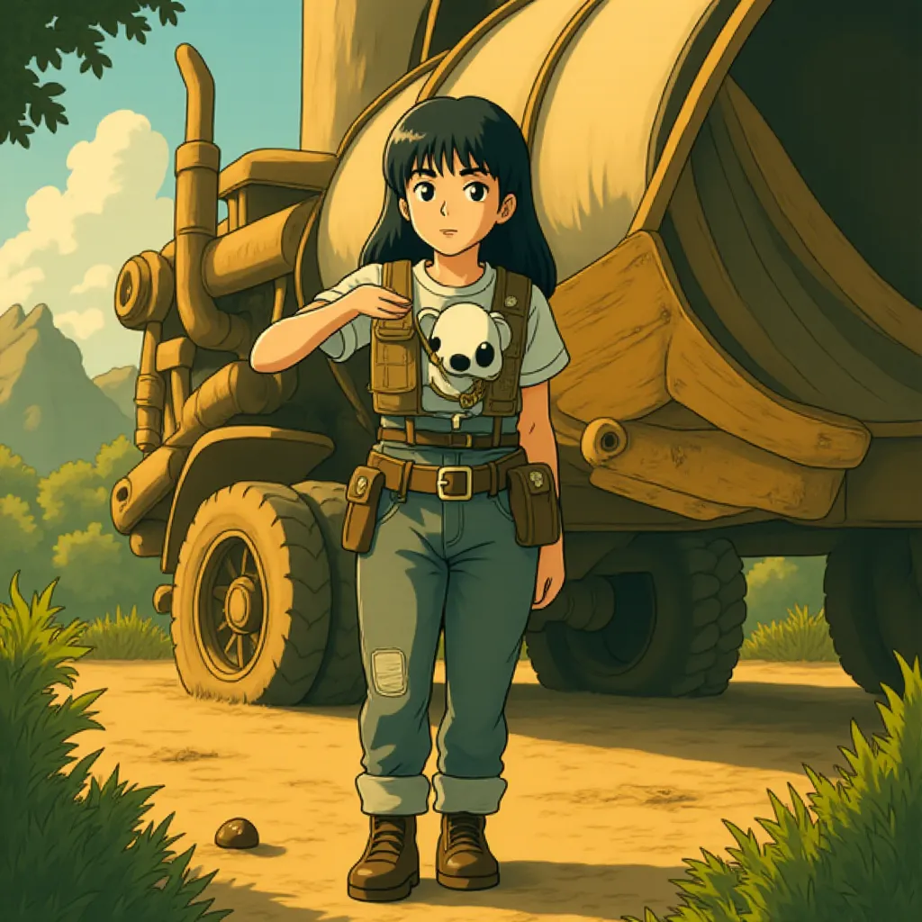 Charlize Theron in Mad Max: Fury Road (2015) - Anime style
