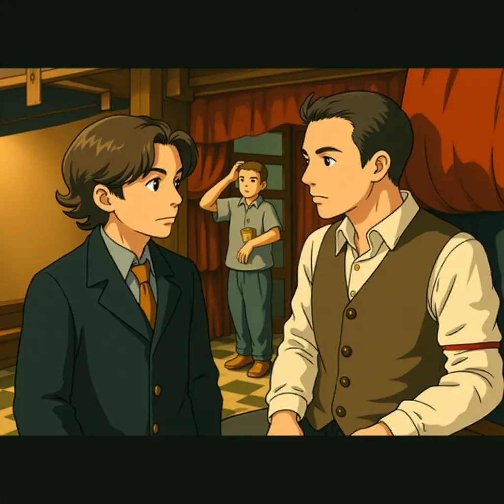 Bruce Willis in Lucky Number Slevin (2006) - Anime style