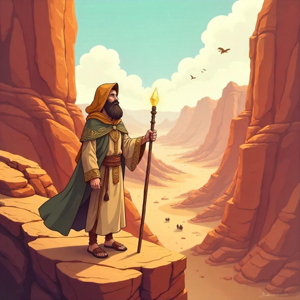 Prophet in the Canyon: A Cartoon Tale