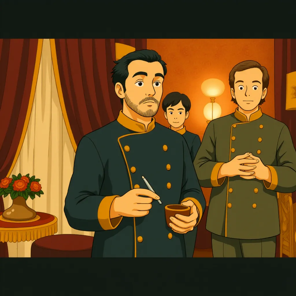 Rufus Sewell in The Illusionist (2006) - Anime style