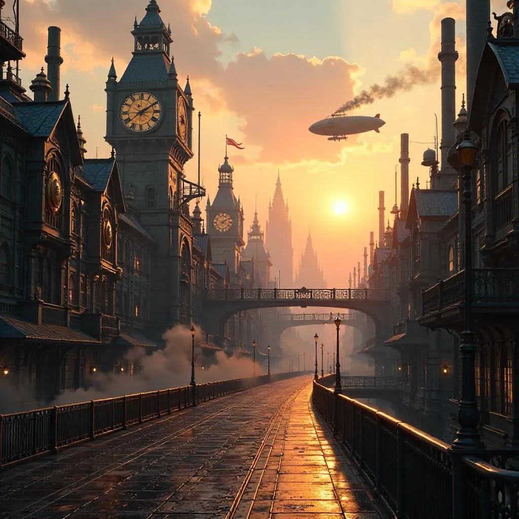 Dawn Over the Clockwork City