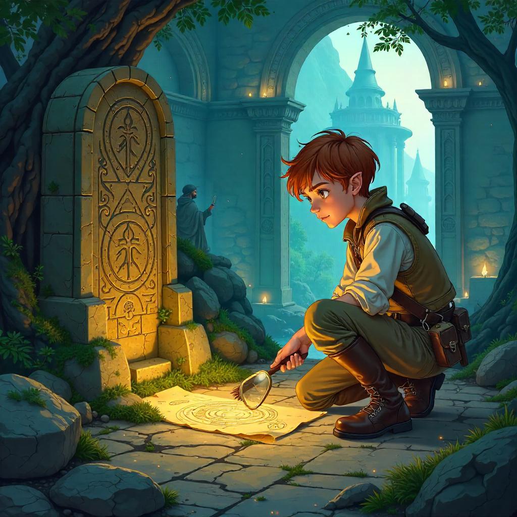Archaeologist in an Elven City — Anime Style
