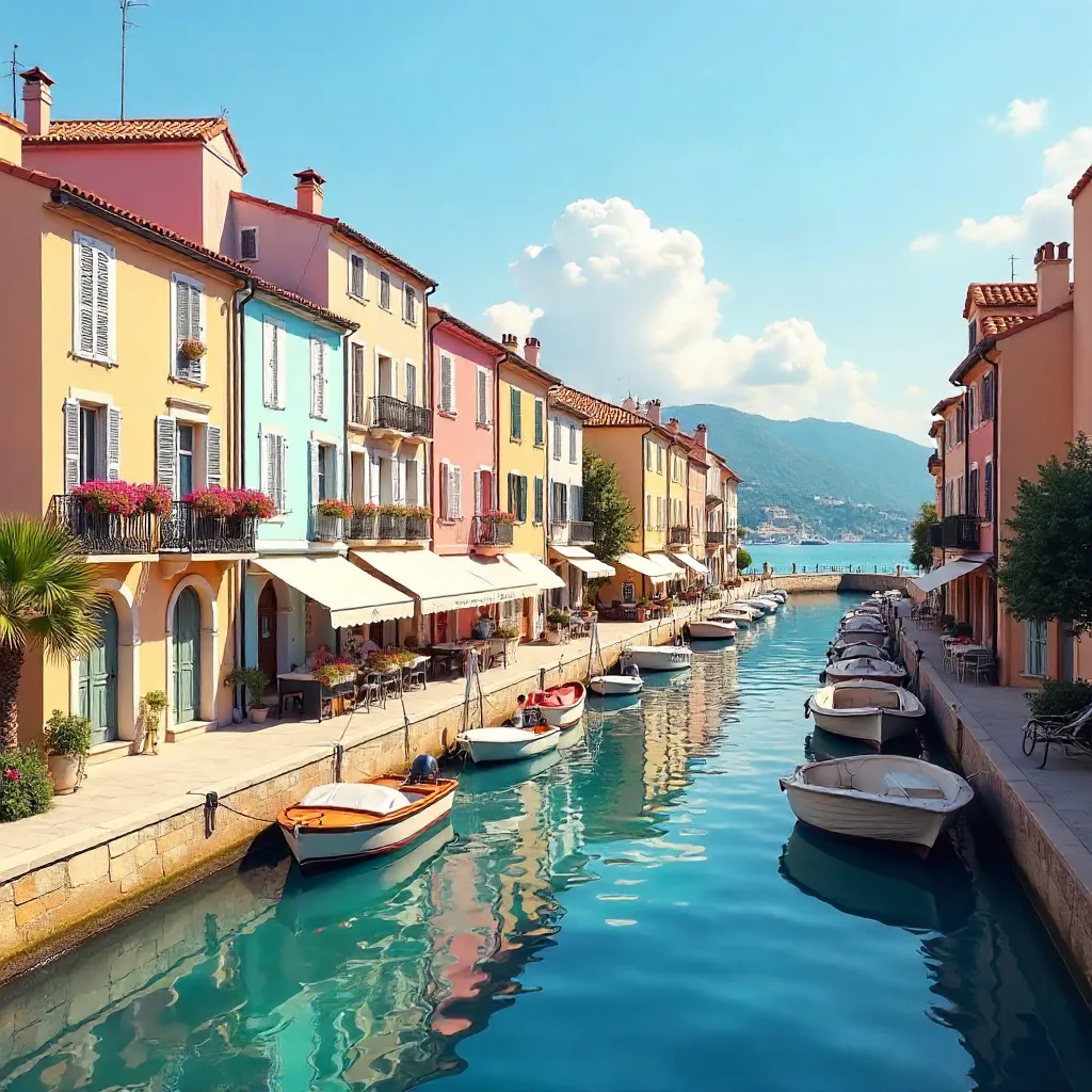 Pastel Waterfront of Martigues, Provence