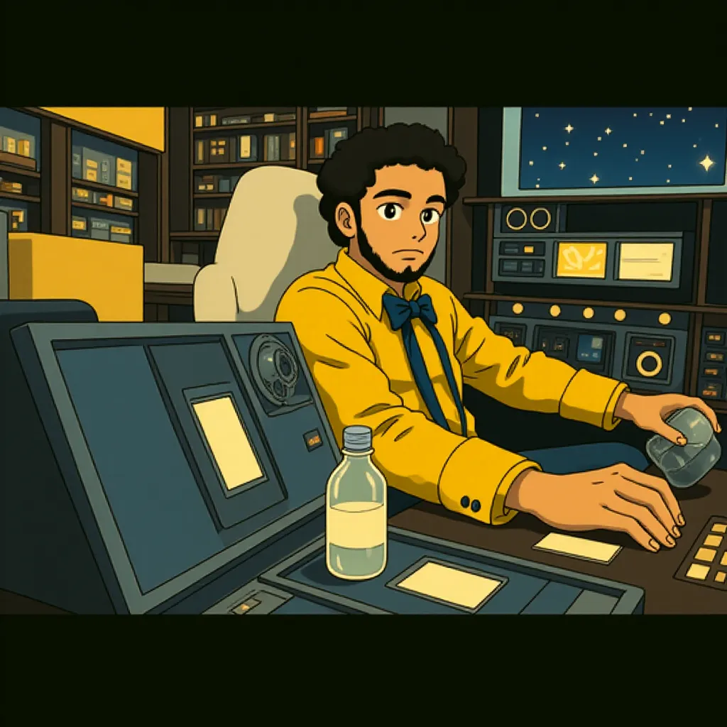 Donald Glover in Solo: A Star Wars Story (2018) - Anime style