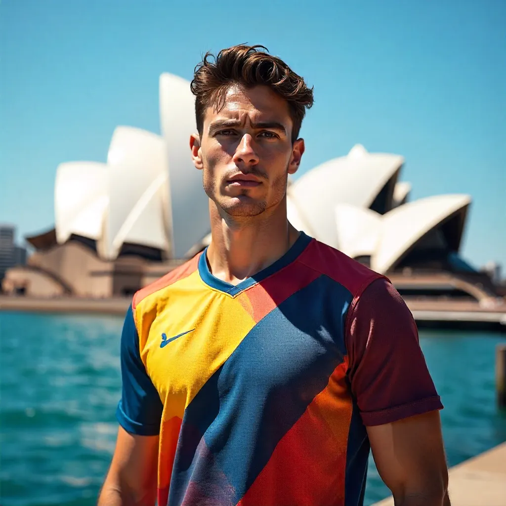 Athletic Portrait at Sydney Opera House