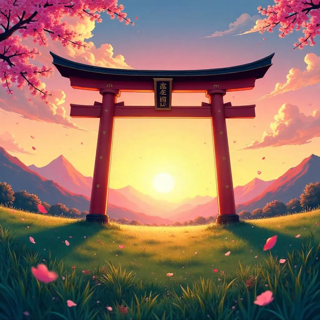Sunrise Gate in Anime Dawn