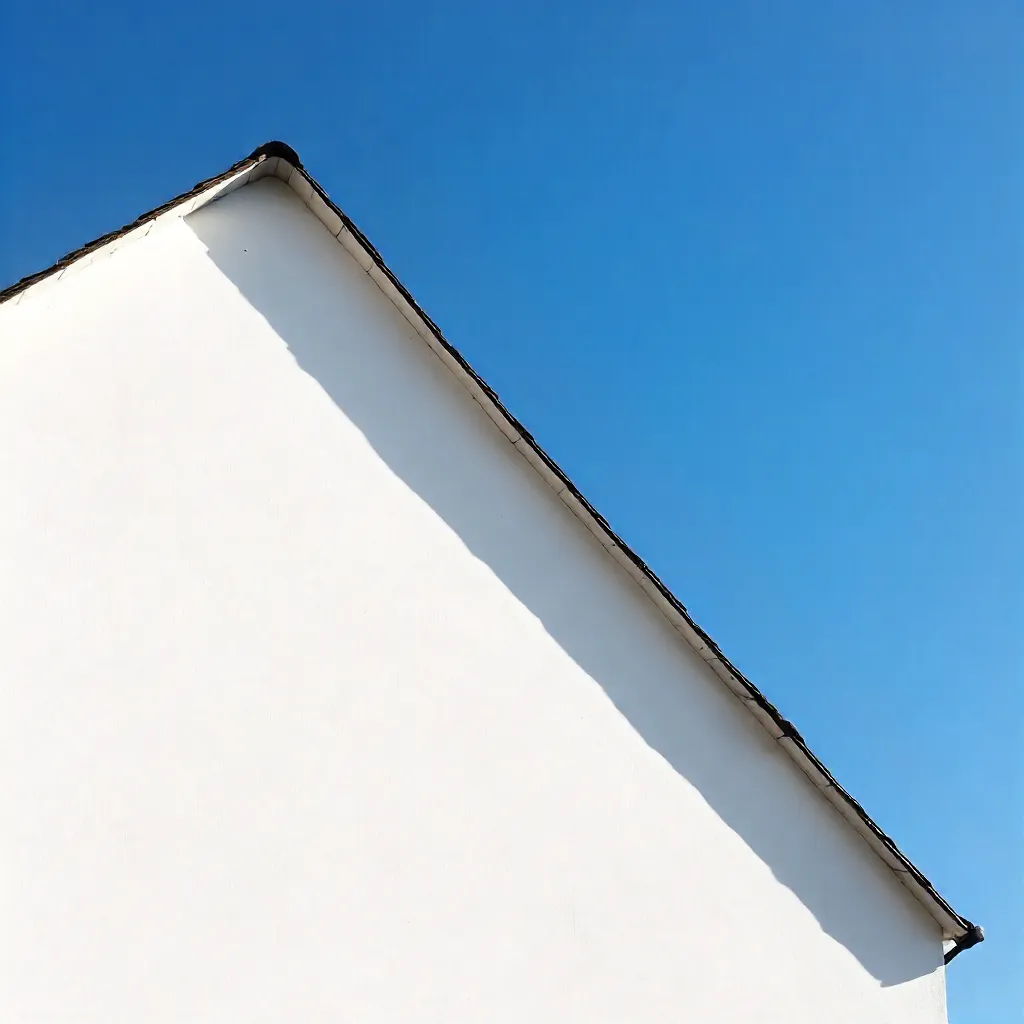 Minimalist Shadow on Bayreuth Gable Wall