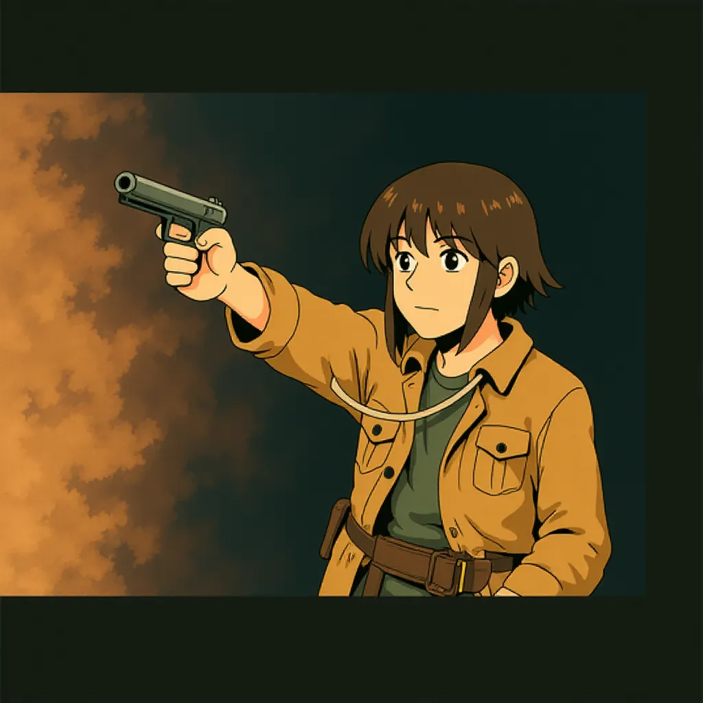 Ryô Kase in Letters from Iwo Jima (2006) - Anime style