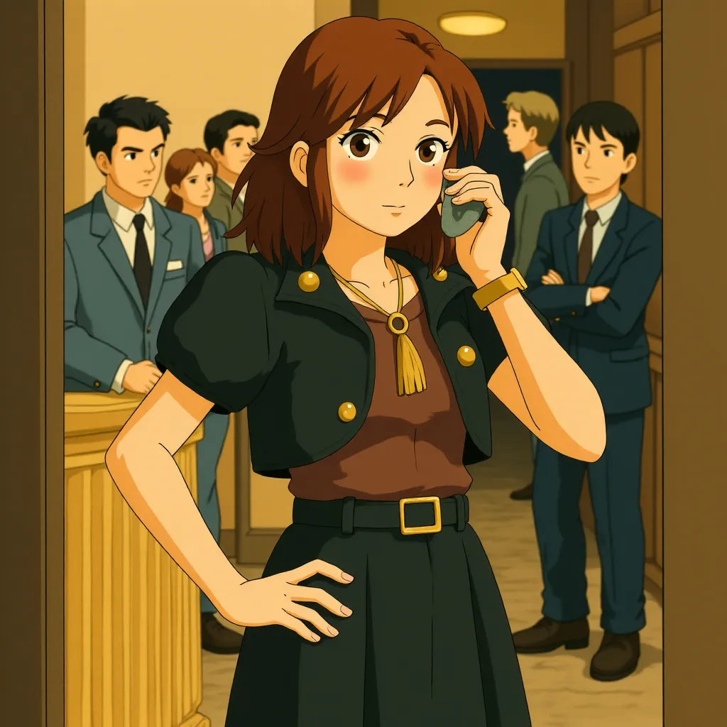Emily Blunt in The Devil Wears Prada (2006) - Anime style