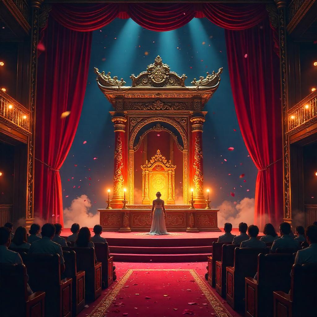Midnight Theater Altar in Anime Style