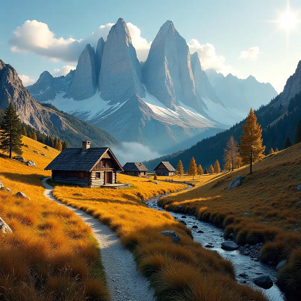 Autumn Tranquility in the Dolomites