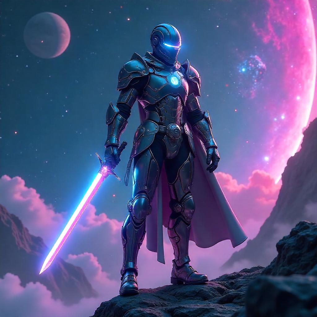 Neon Knight Among the Stars